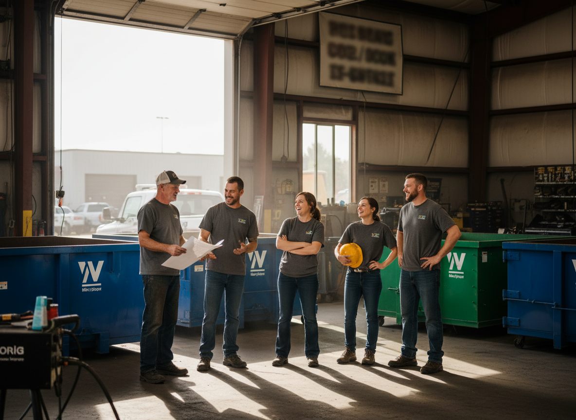 The Dumpster Rental Waverly team